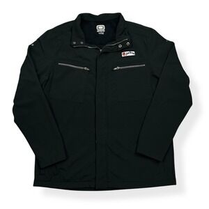 OGIO Men's Black Intake Jacket Size Large OG504 Jim Beam Logo Promo Pockets